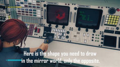 Control Mirror Testing Computer Puzzle