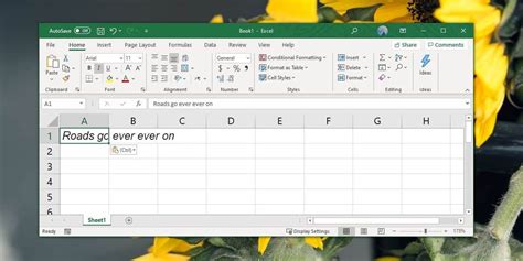 Control Overflow Excel