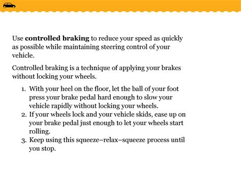 controlled braking is a technique of