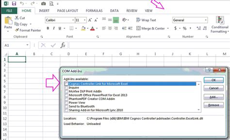 Controller Excel Link