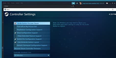 Controller Settings On Steam