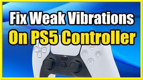 Controller Vibration Not Working Ps5