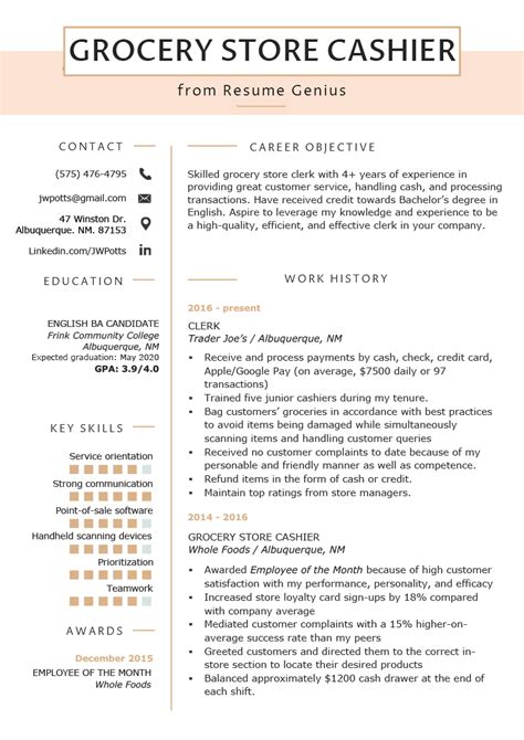 Pin on Best resume example for your jobs