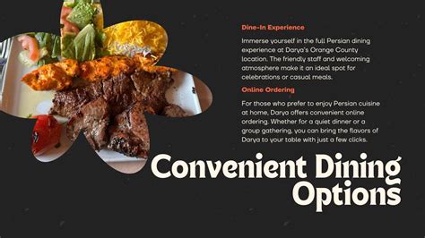 Convenient Restaurant Location