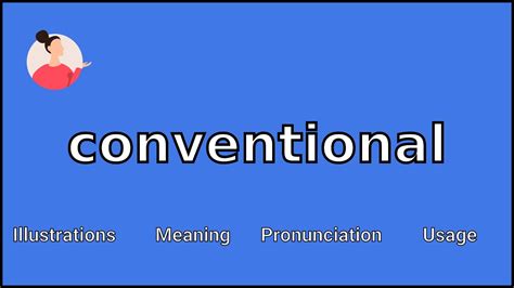 conventional meaning in english with example
