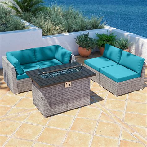 Conversation Set With Fire Table