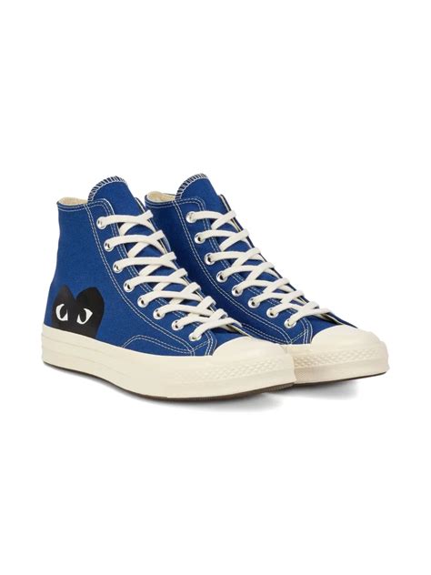 Converse Heart Blue