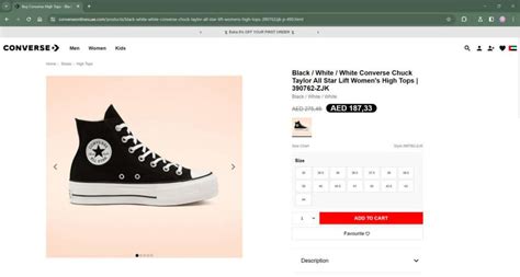 Converse Website Problems