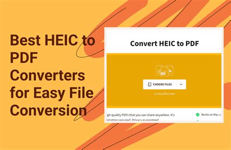 Conversion Heic Vers Pdf