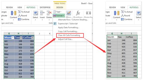 conversion table in excel format
