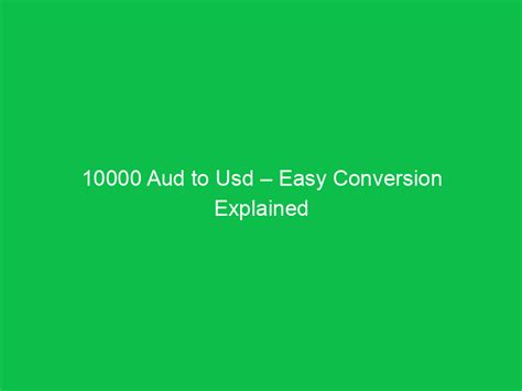 conversion usd to aud calculator