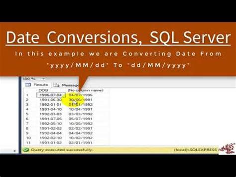 SQL Date Format Easy Ways to Format SQL Dates