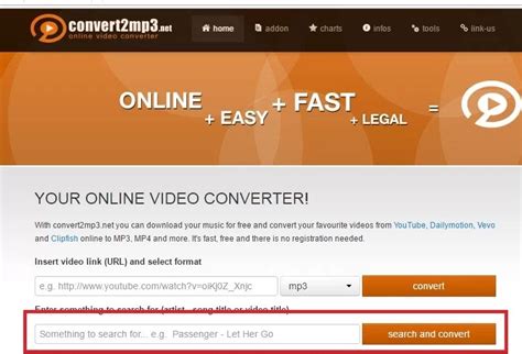 convert anything to MP3 via 2MP3