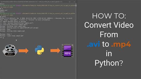 Convert Avi To Mp4 In Python