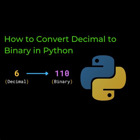 Convert Binary To Decimal Python Library