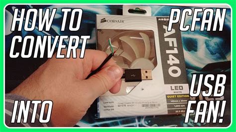 Convert Case Fan To Usb