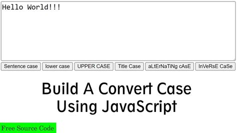 Convert Case Js