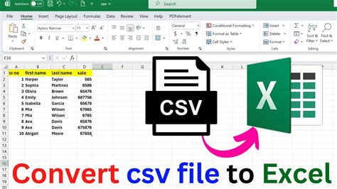 Convert Csv To Excel Not Working