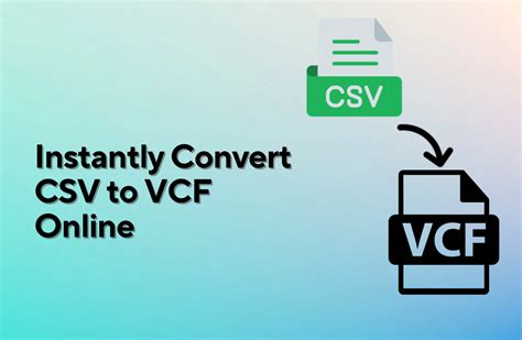 convert csv to vcf online