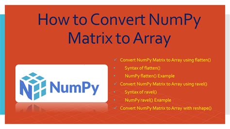 convert dataframe to numpy matrix