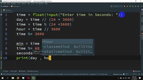 convert days to seconds in python