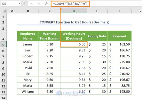 convert decimal hours to days in excel