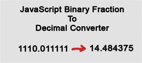 Convert Decimal To Fraction Javascript