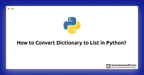convert dict items to list python