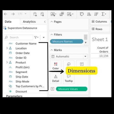 Convert Dimension To Measure In Tableau