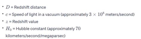 Convert Distance To Redshift