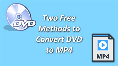 convert dvd to mp4 free