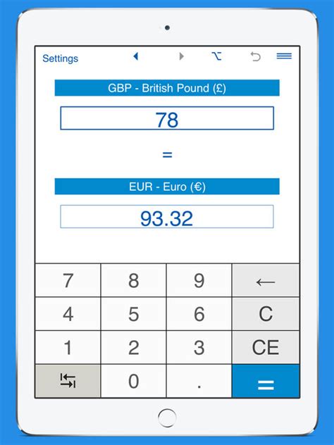 convert euros to uk pounds calculator