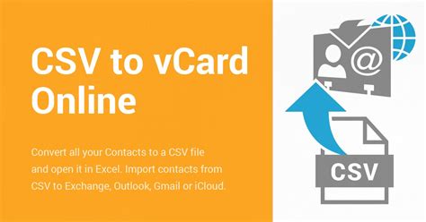 convert excel contacts to vcard online free