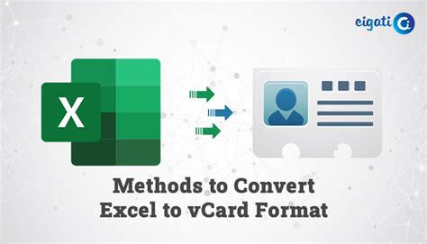 convert excel file to vcard online