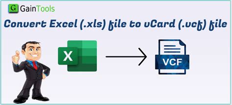 convert excel to vcf file