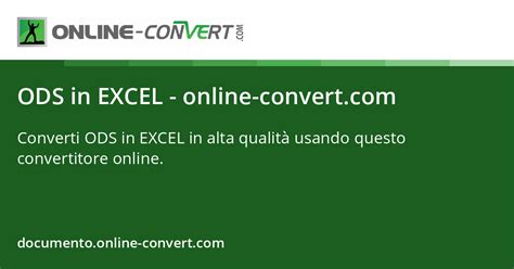 Convert File Ods In Excel Online