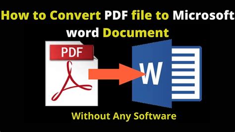 Convert File To Microsoft Word