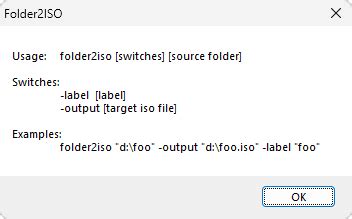 Convert Folder To Iso Command Line