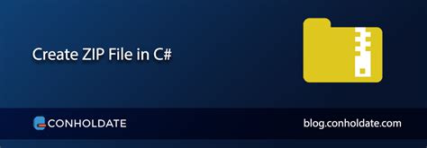 Convert Folder To Zip File C#