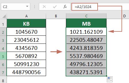 Kb Mb Gb Tb Conversion Table Decoration Ideas For Bathroom