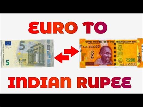 convert indian rupee to euro