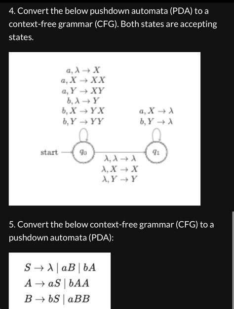 Convert Language To Pushdown Automata