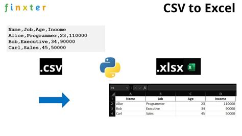 convert large csv to excel python