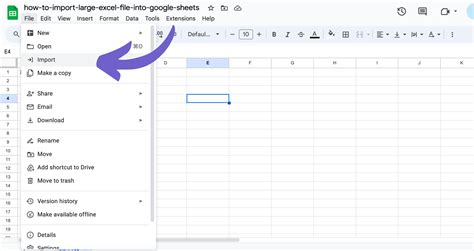 Convert Large Excel File To Google Sheets