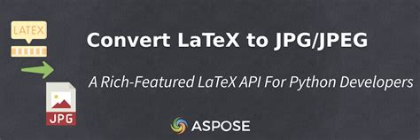 Convert Latex To Image