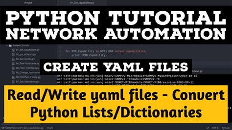 Convert List To Yaml Python