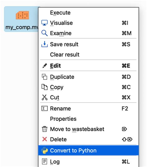 convert macro to python