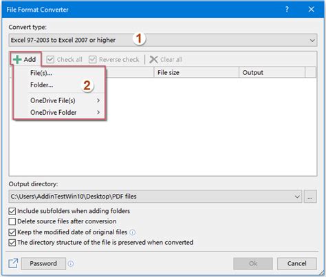 Convert Multiple Files From Xls To Xlsx