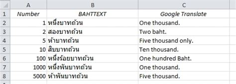 convert number to thai text
