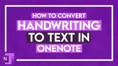 convert onenote writing to text